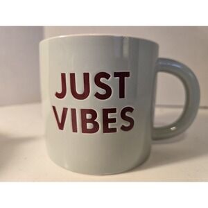 Room Essentials Stoneware Mug with Handle - Just Vibe - NEW